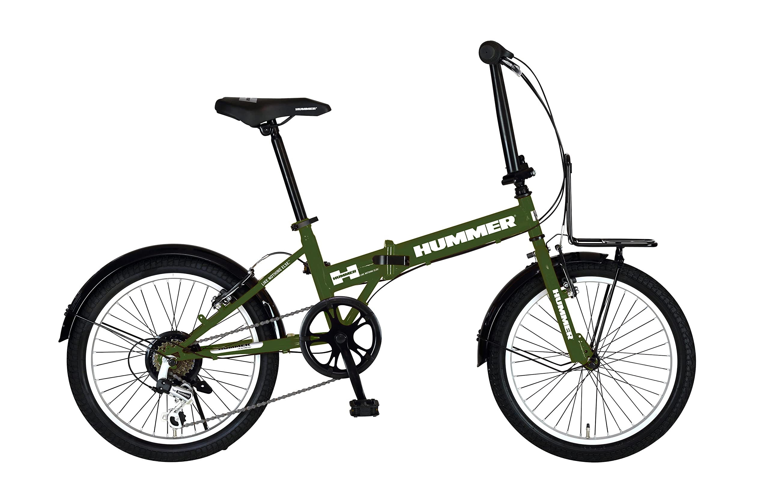 Amazon | HUMMER FDB206TANK-G グリーン 20インチ 折りたたみ自転車 6 
