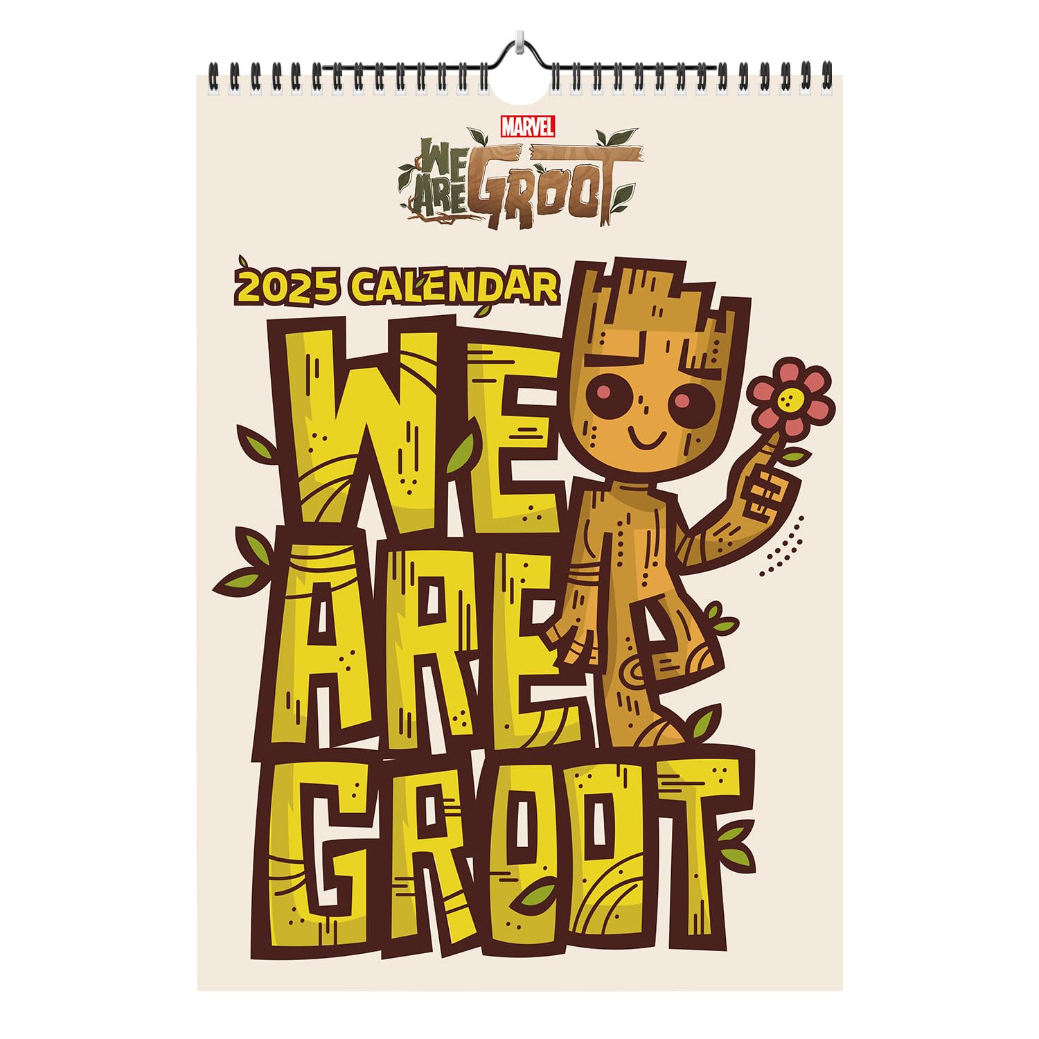 Grupo Erik Wall Calendar 2025 - Marvel Groot, Multicolour