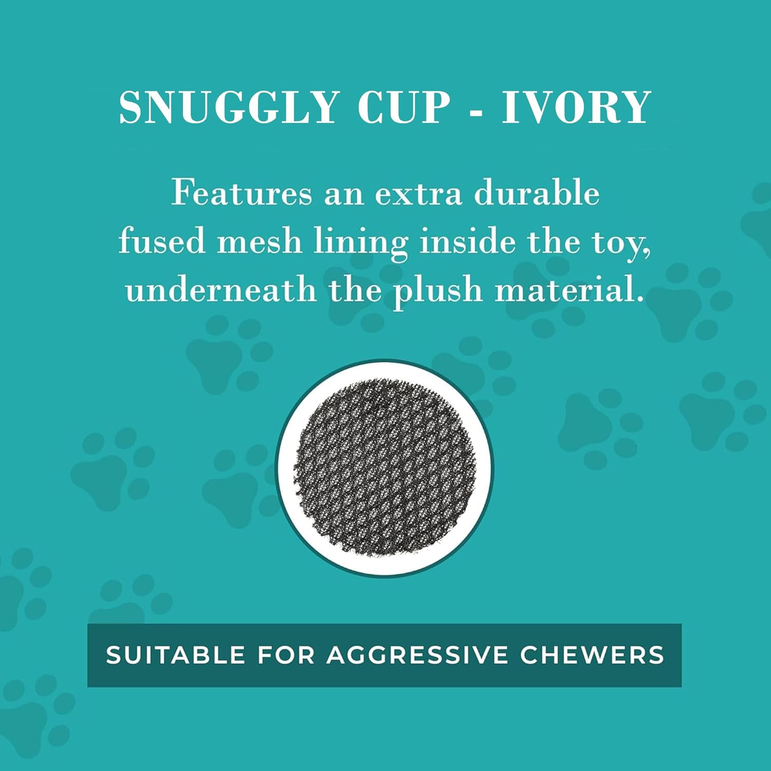 Haute Diggity Dog Snuggly Cup, Plush Designer Dog Toys with Interactive Squeaker, Stimulating Pet Enrichment, Machine-Washable & Safe Materials for All Breeds, One Size
