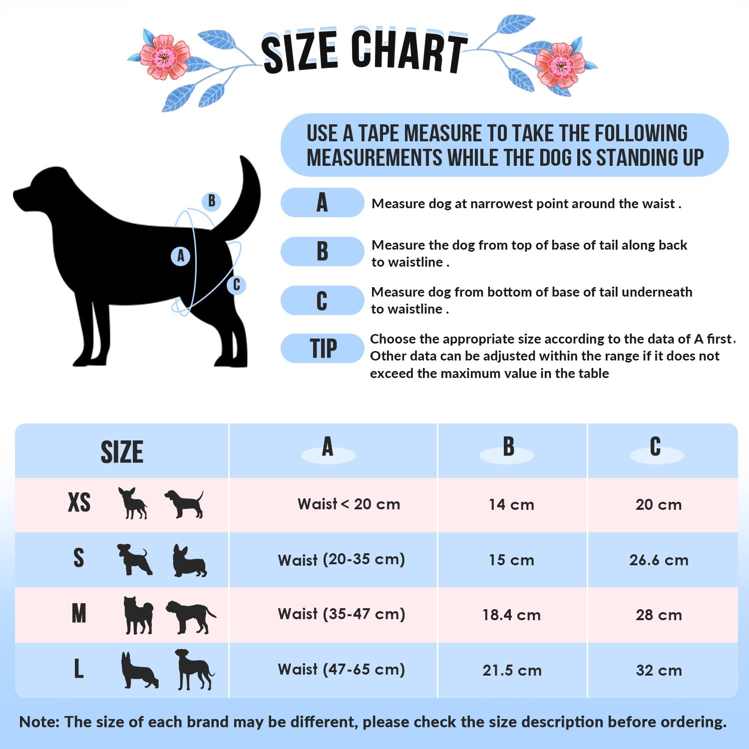 Eyein Reusable Dog Nappies Female, 3 Pack Period Heat Pants Adjustable, Leak Proof Pet Incontinence Nappy Super Absorbent - Image 2