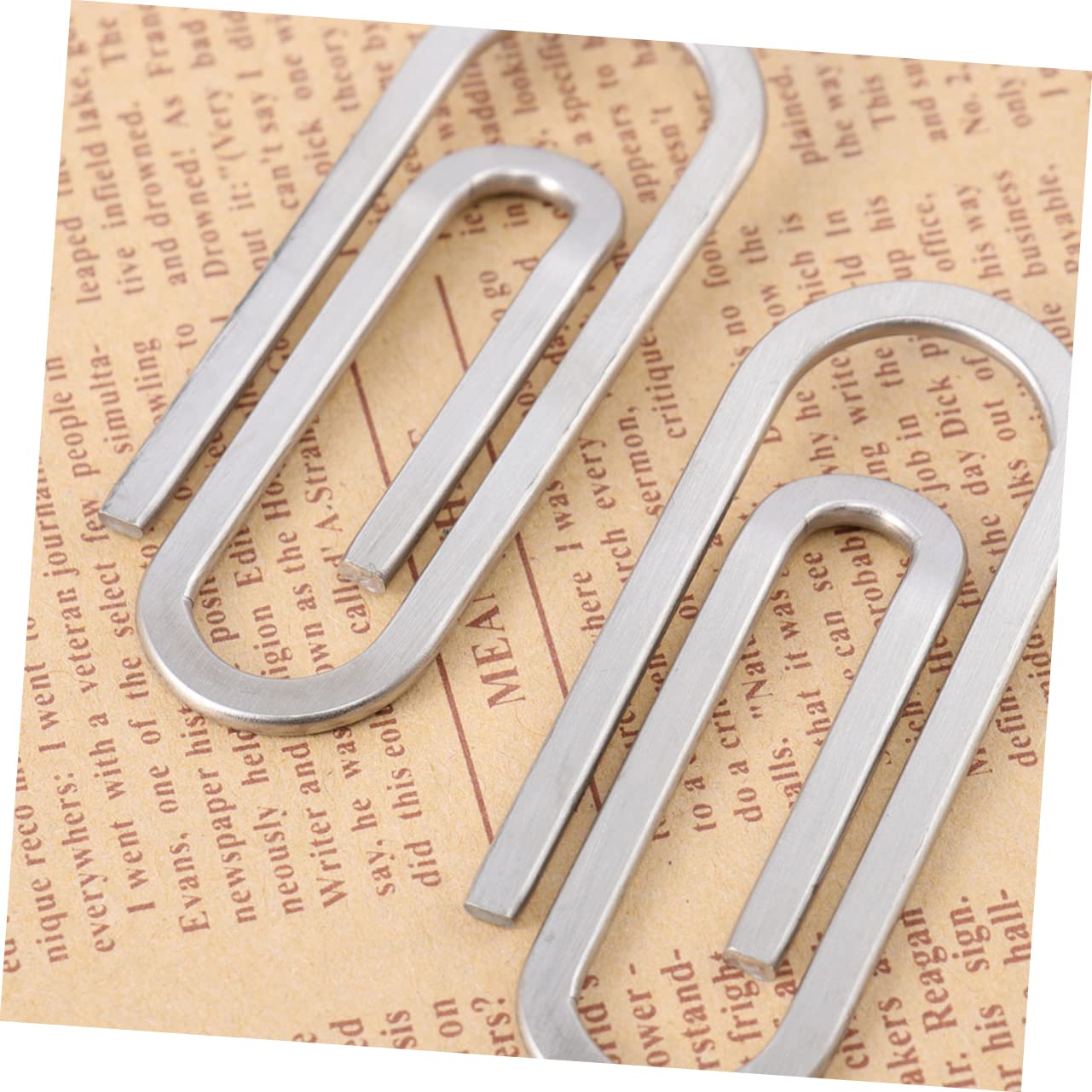 SHINEOFI 12 Pz graffetta per fogli morsetto per fissare il denaro grosse graffette metalliche miniclip office uffizi raccoglitore documenti accessori per ufficio archiviare graffette Silver