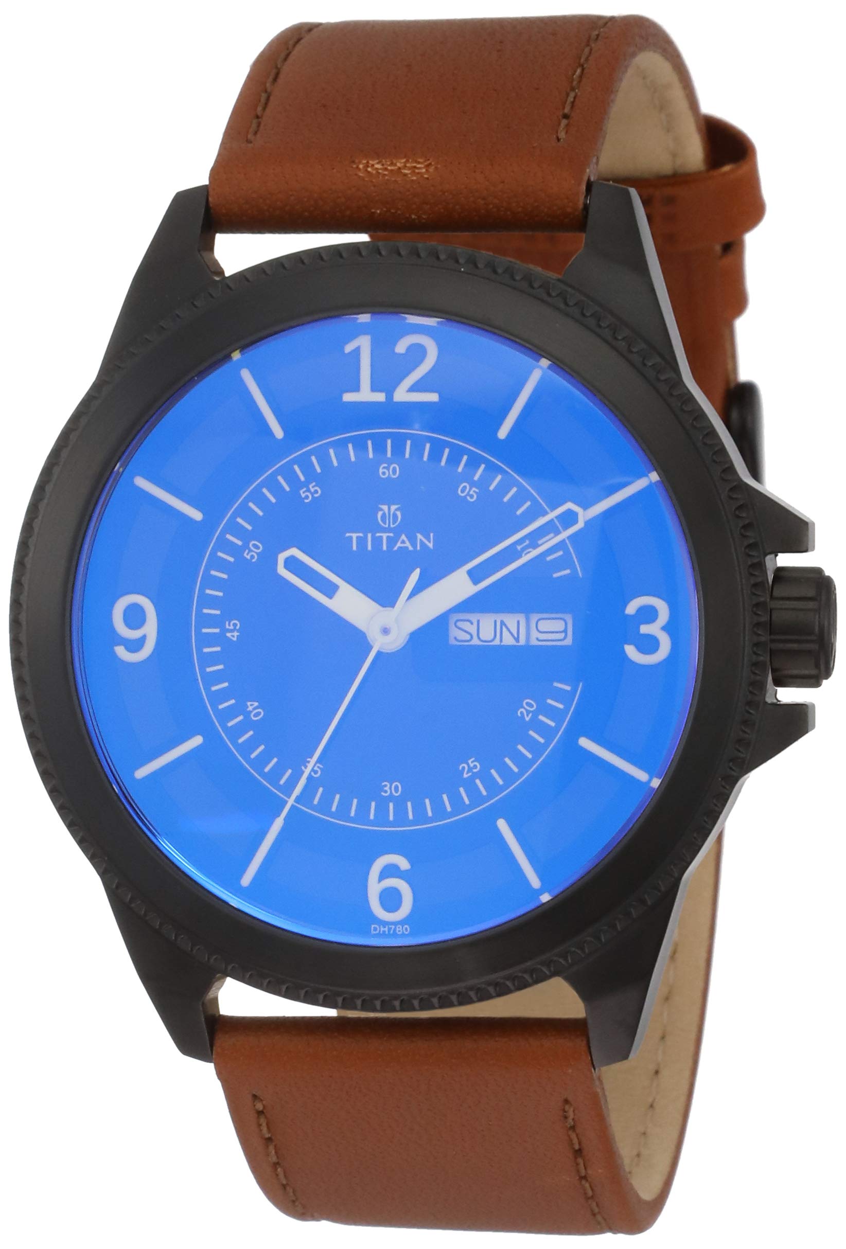 Titan Men Leather Iridescent Dials Analog Black Watch-Nl1701Nl02/Np1701Nl02, Band Color-Brown (B07N49RYWP) Amazon Price History, Amazon Price Tracker