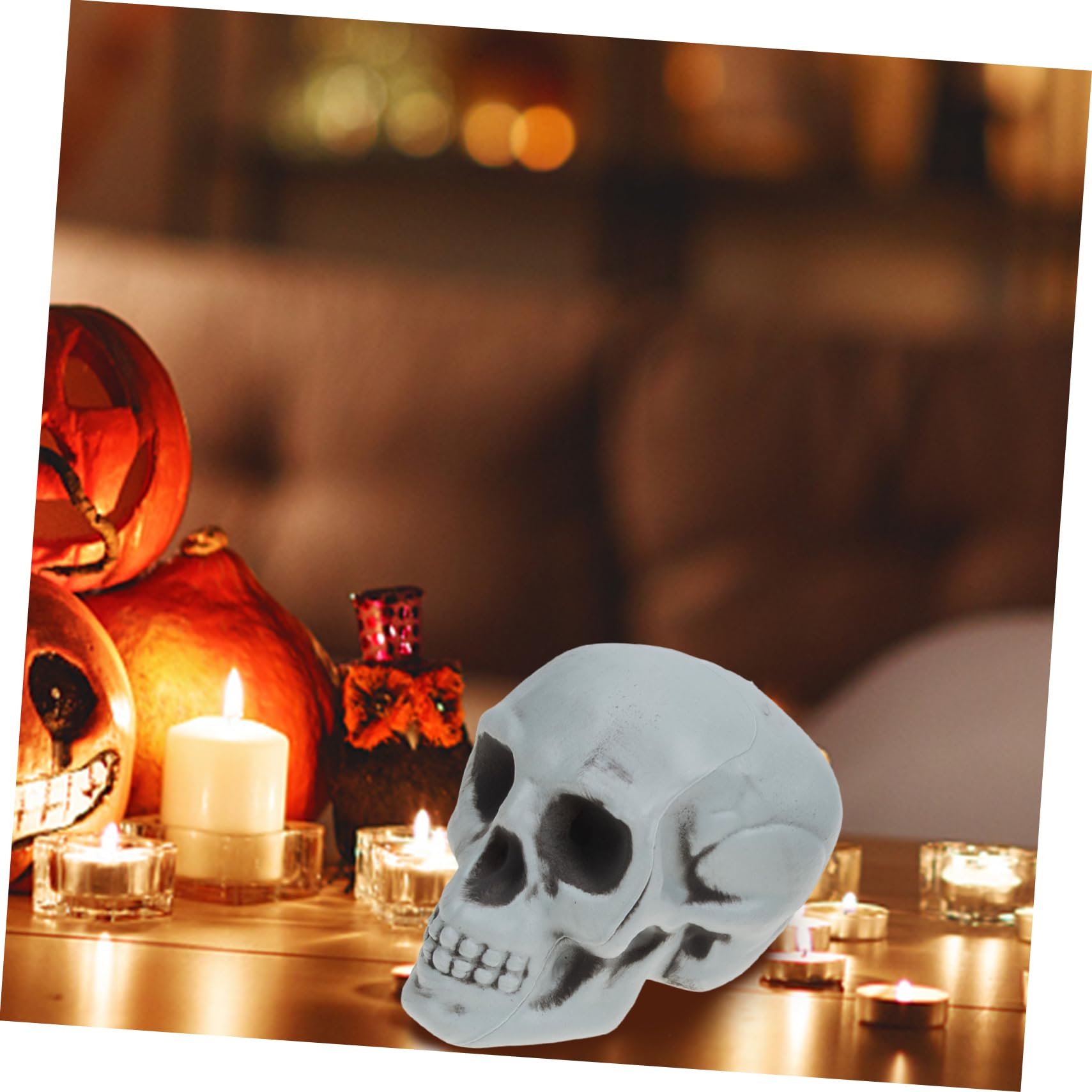 TOPBATHY 16 Pz scheletro di halloween regalini halloween decorazioni halloween giocattoli di halloween ornamento del cranio di Halloween giocattolo oggetti di scena del cranio spaventosi