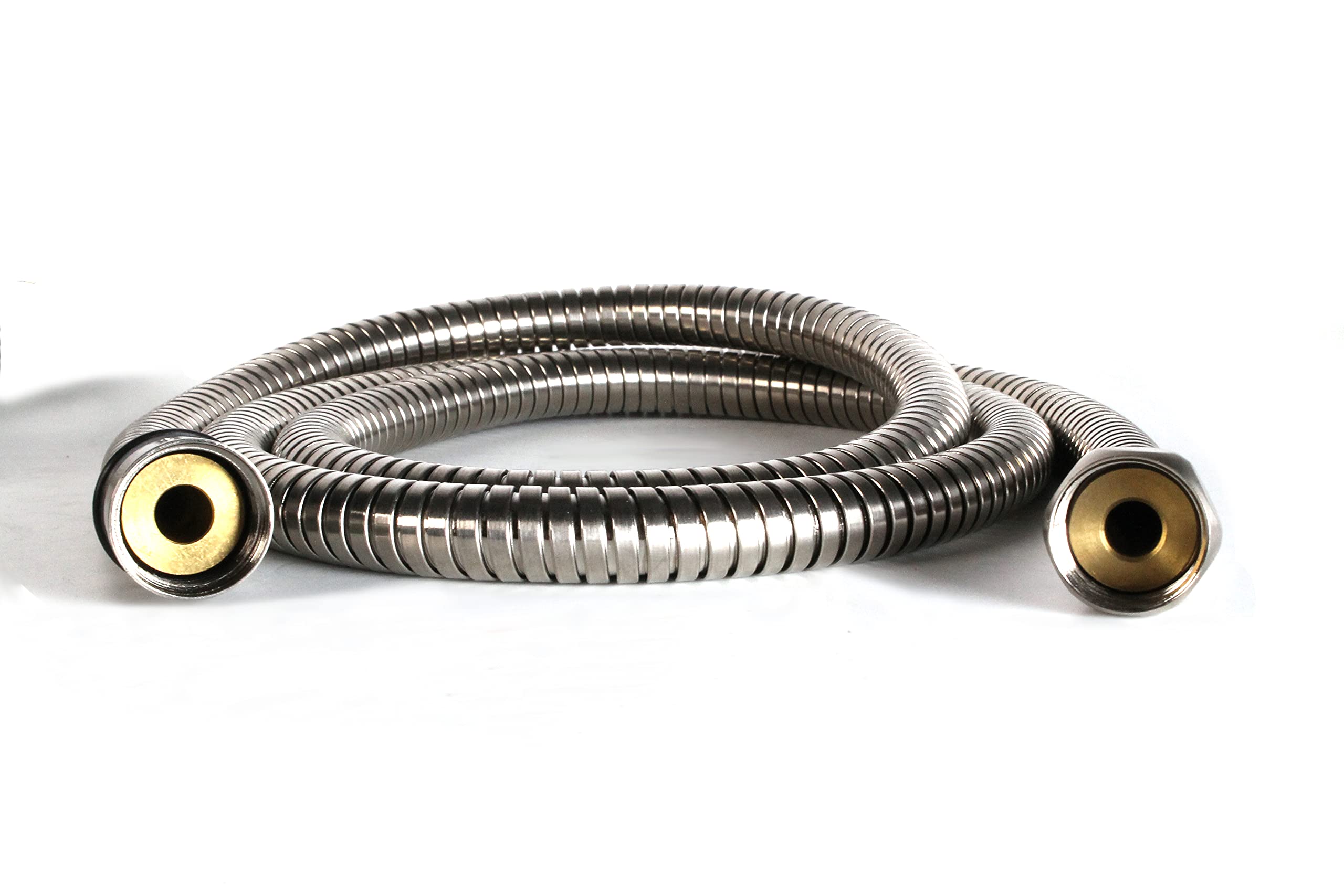 Westbrass D355E40-07 - Manguera de ducha de mano de alcance extensible, extralarga, de 60 a 82 pulgadas, níquel satinado (paquete de 40)