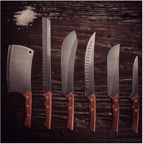 Miniatura 5 de Tramontina Churrasco Black Black Blade Stainless Carving Knife 250mm Best Design for Outdoor Use Gyu Knife Stainless Steel Blade Wood Handle Made in