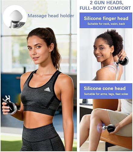 Miniatura 6 de Mini Masajeador Facial Pistola Masajeadora - Negro