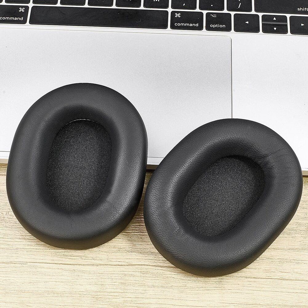 Almohadillas Repuesto para sony WH-1000XM5 Cómodas Negro Almohadillas