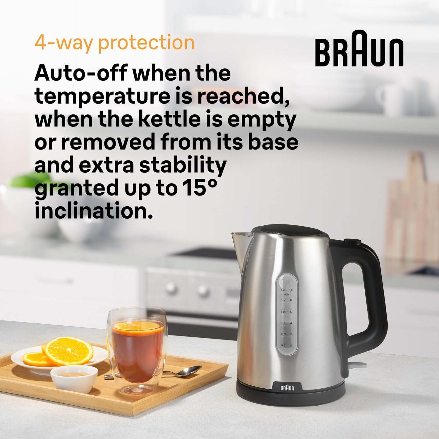 Bouilloire électrique Braun PurShine WK1500BK - Coffee Friend
