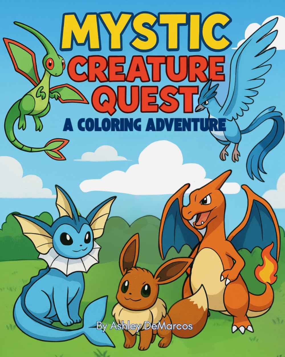 Mystic Creature Quest: A Coloring Adventure