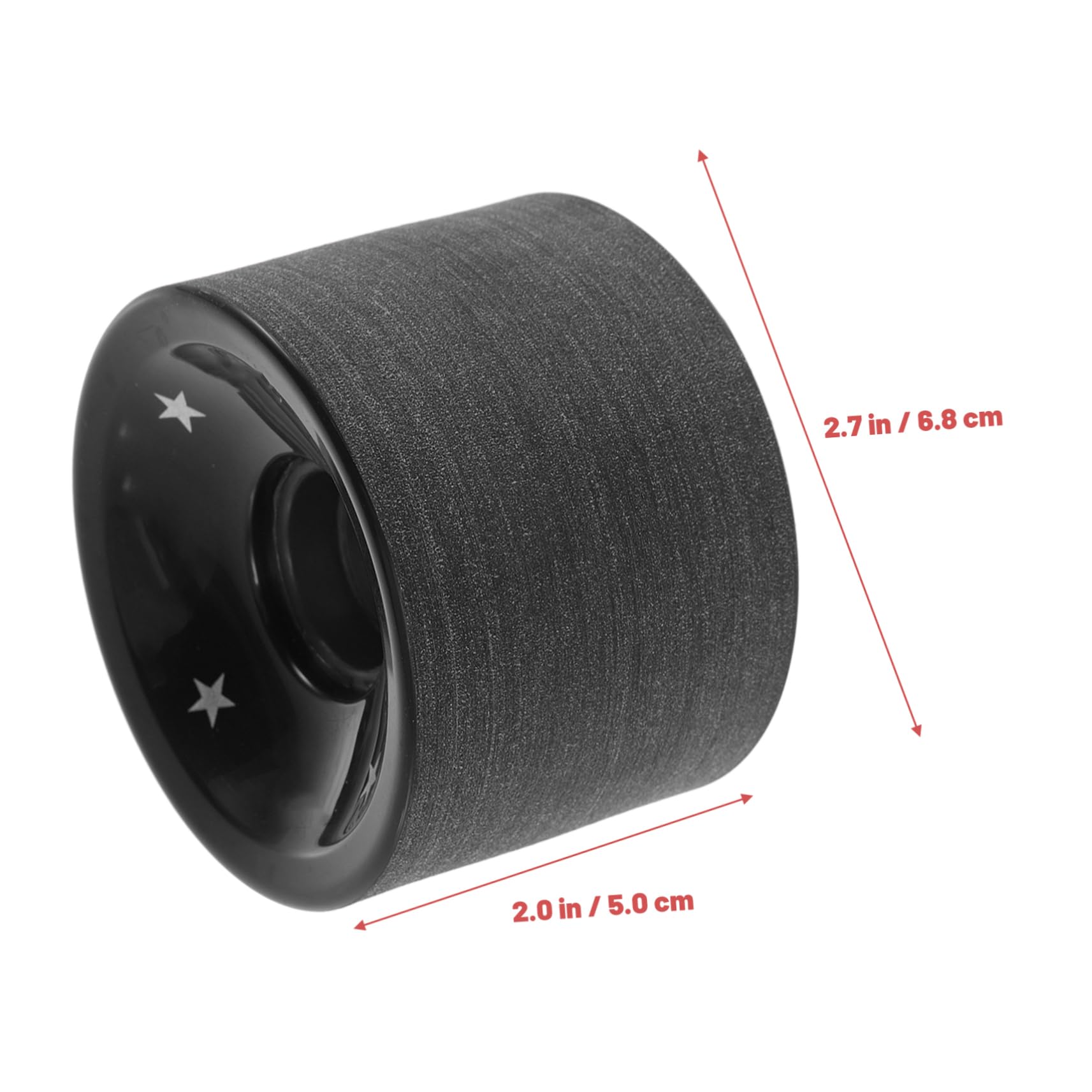 Skateboard Wheel Replacement Durable PU Wheels for Street Skateboarding High Elasticity and Tear Resistance Accessory for Razor Scooter and Roller Skates