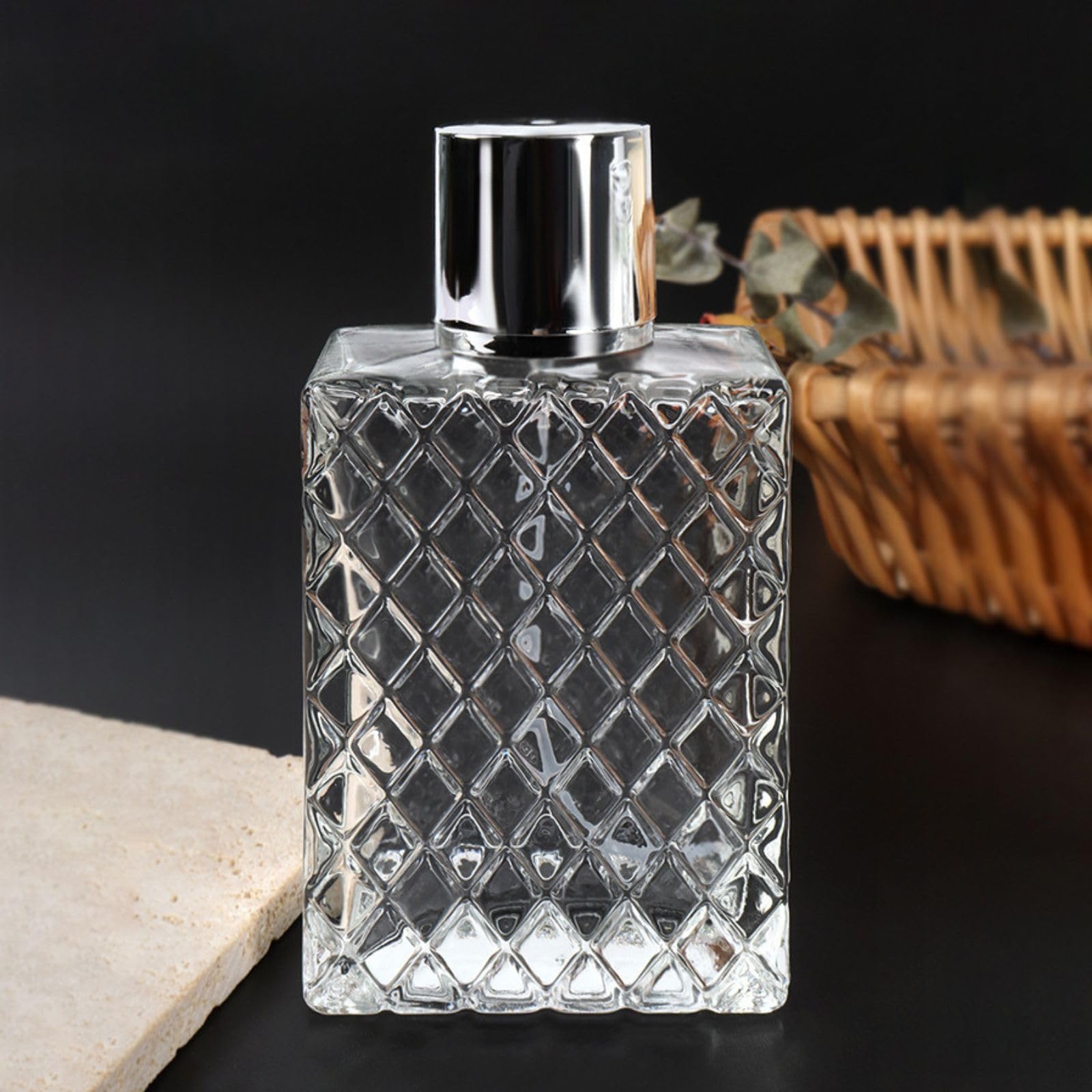Amazon.co.jp: Jemwin 詰め替え用 香水ボトル 100ml ガラス製 【2種