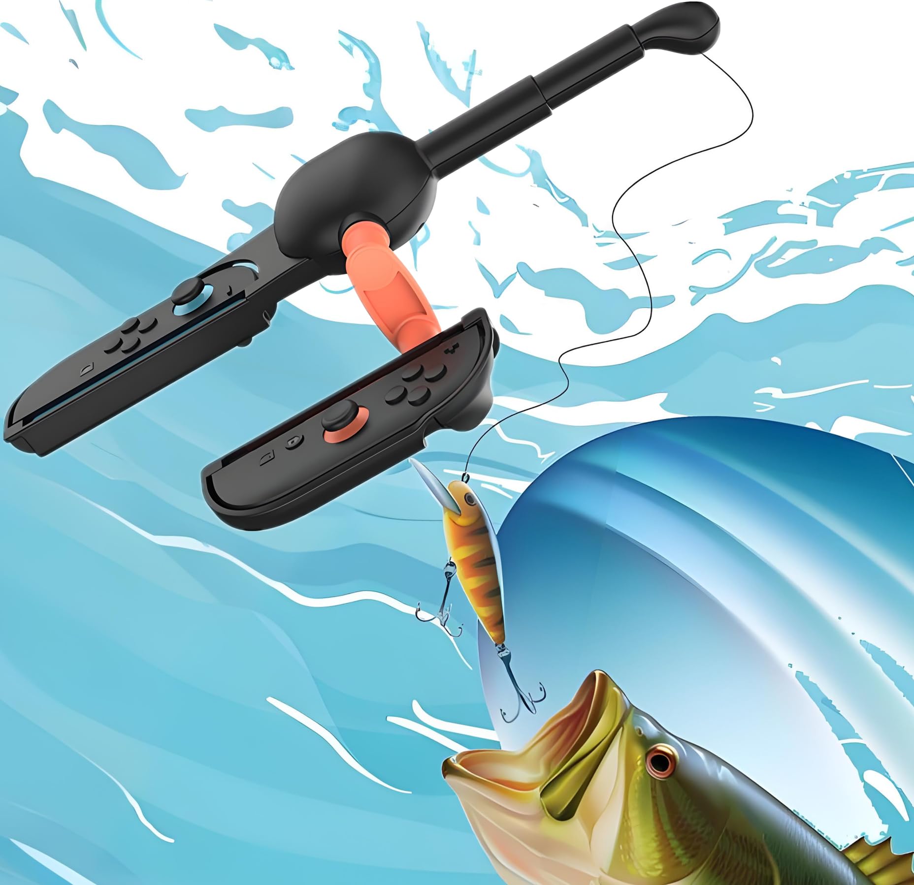 Amazon.co.jp: SHEAWA for Switch 2 Joy-con 釣り竿 釣りゲーム用 釣り 