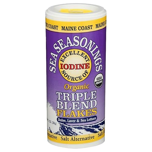 Condimento marino Maine Coast Triple Blend Flakes, 1 onza