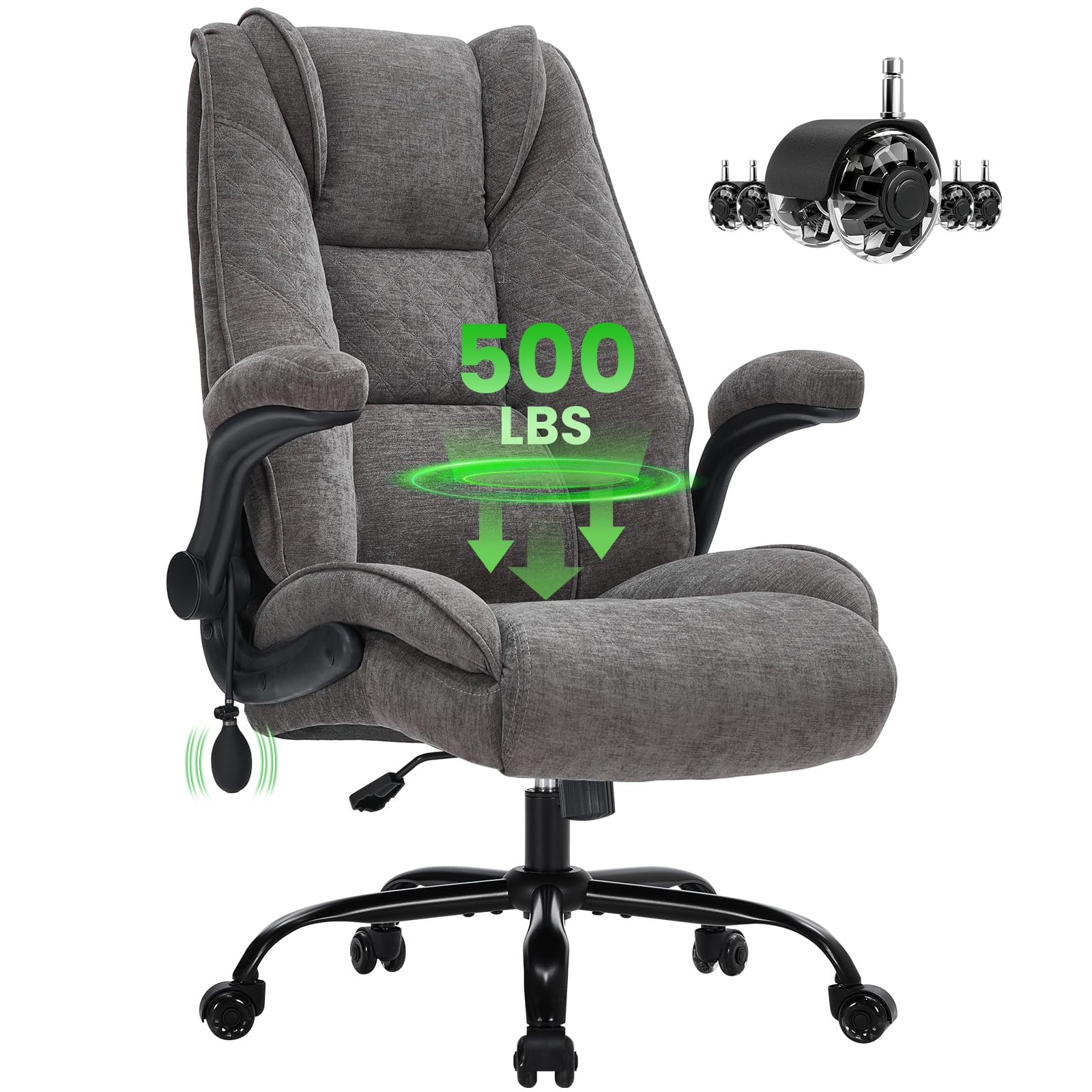 CIOMAN 500 lbs Big and Tall Office Chair