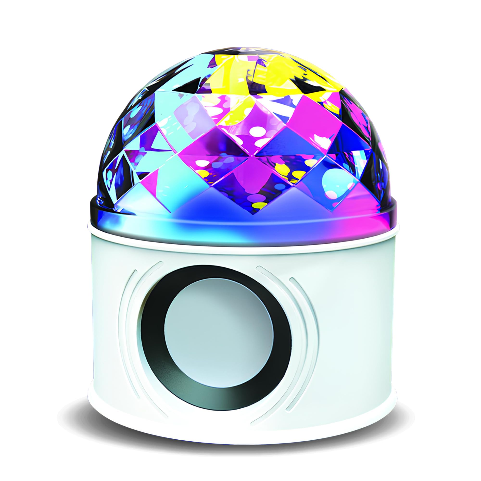 SKYLAR Disco Ball Speaker, 6 Light Modes, Bluetooth Speaker, USB Powered, Illuminates Entire Rooms, Perfect for a Birthday Party, College Dorm Room Disco Ball Decor