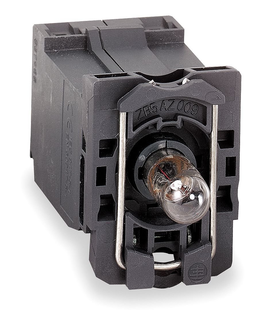 Schneider Electric ZB5AV6 Body 250V, Light Block With Body/Fixing Collar For Ba9S Bulb 250V