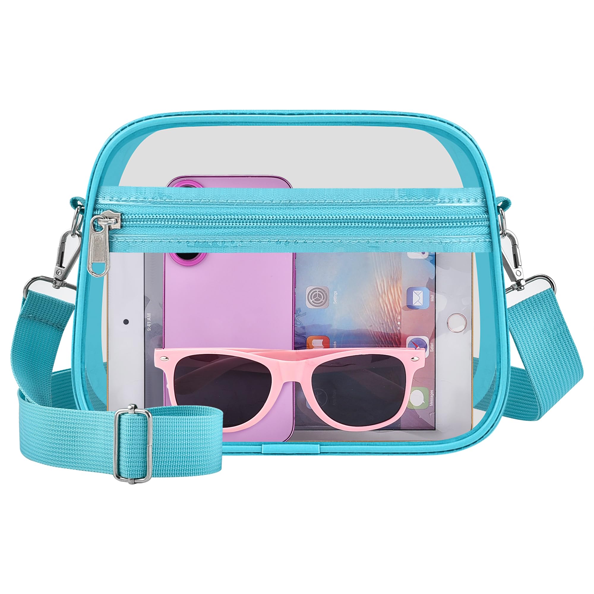 Oraben Clear Bag for Stadium Events Clear Purse Stadium Bag Satchel Handbags for Sports Events Concerts Festivals