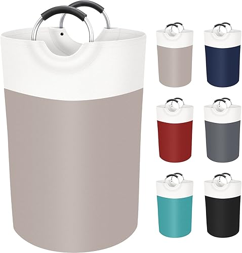 BlissTotes Cesta de lavandería, cesta de lavandería, cestas plegables para ropa sucia, cesta de ropa sucia, cesta de lavandería impermeable con asas