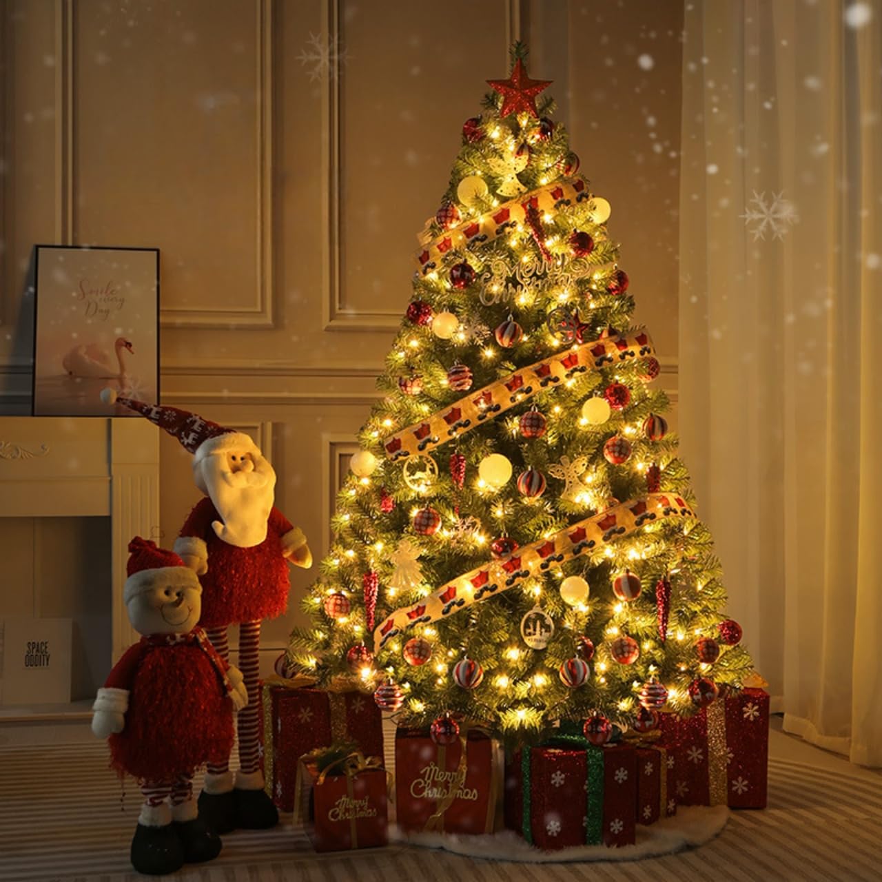 Guirnalda de luces de bola – 80 bolas de 10 m de globo de luz – perfecto para interior, exterior, jardín, árbol de Navidad, fiesta, festival, decoración de boda (blanco cálido)