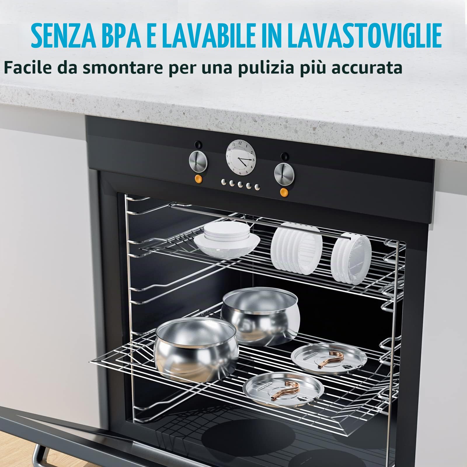 TOMXCUTE Fontanella Per Gatti In Acciaio Inossidabile, 4,0L Fontana Per Gatti, Fontanella per Cani, Con 1 Spugna e 3 Filtri a Carbone