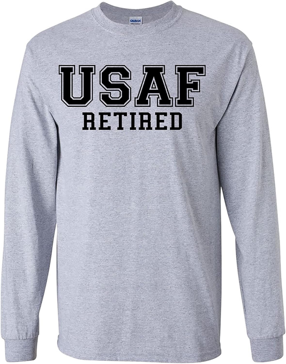 zerogravitee USAF Retired Black Logo Long Sleeve T-Shirt