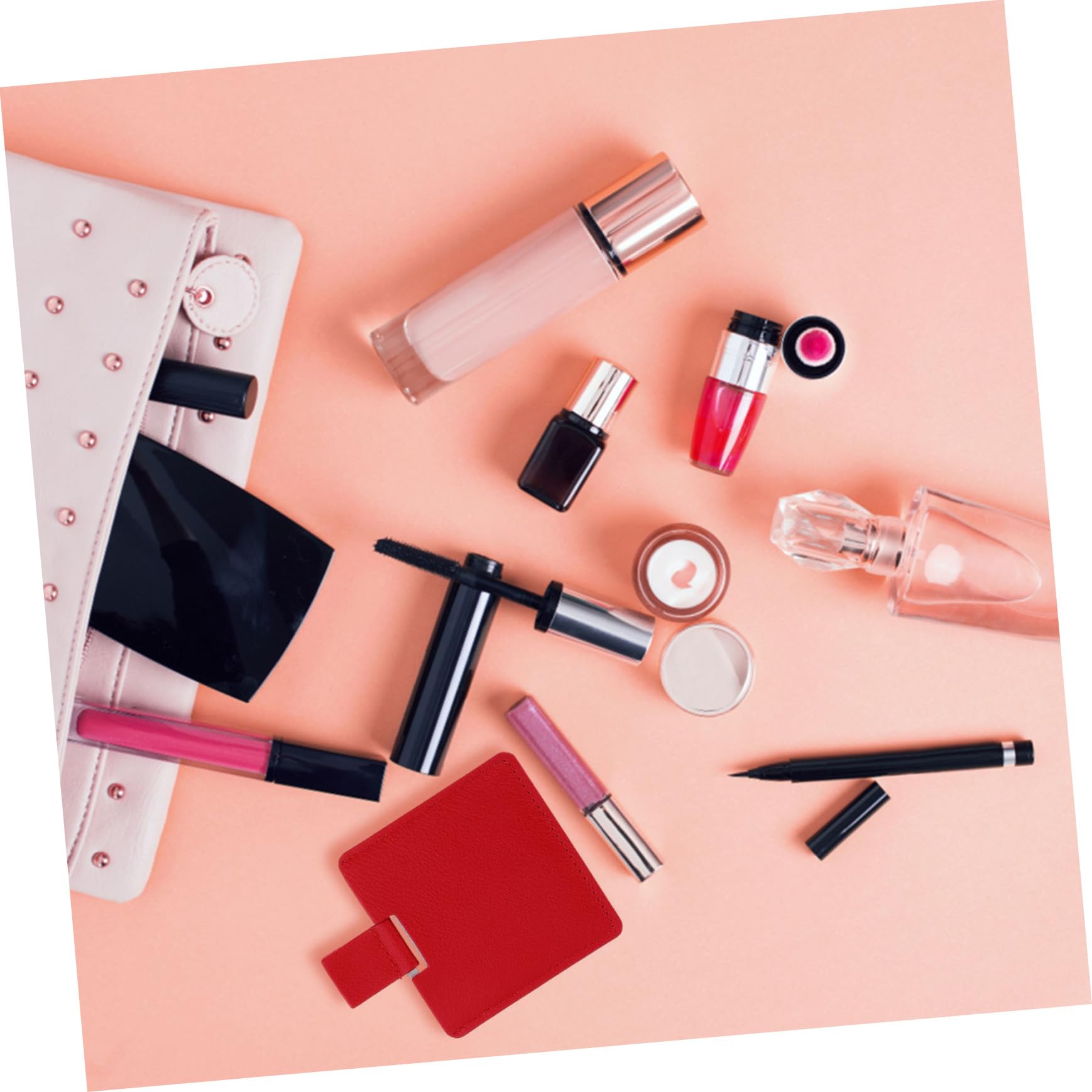 CALLARON 2 Set Specchietti Cosmetici Tascabili Specchi Maneggevoli Per Compatti E Portatili Per Donne Per Viaggi 5 Pezzi*2