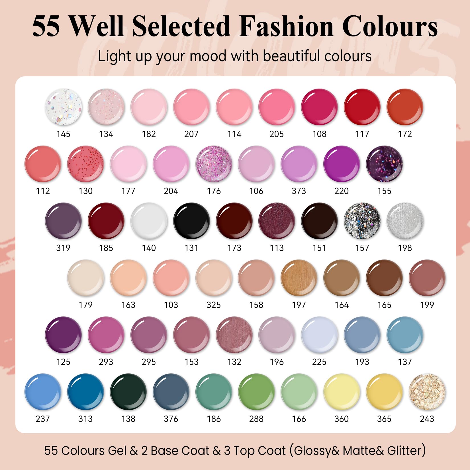 VANREESA Gel Nail Polish Set including U V Lamp - Image 2