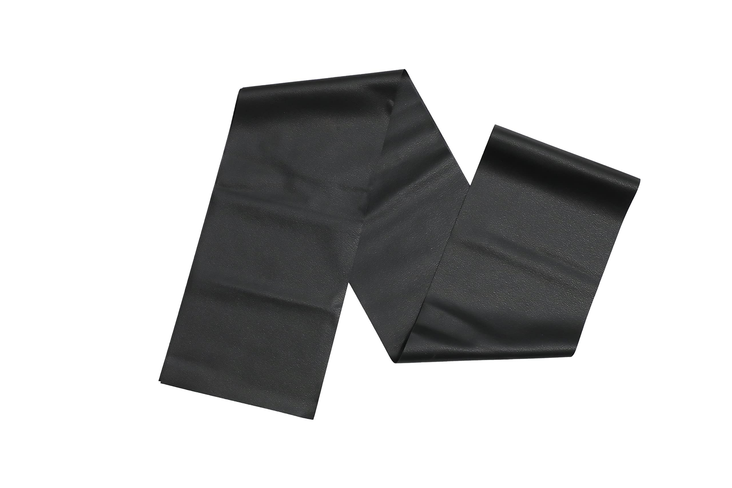 EasyHealth Resistance Exercise Band for Training Home Workout | Yoga Band Latex-Free, Anti-Allergic & Tear-Resistant Band for Exercise, Stretching & Physiotherapy, Made in India 5ft x 5 inch (Black)