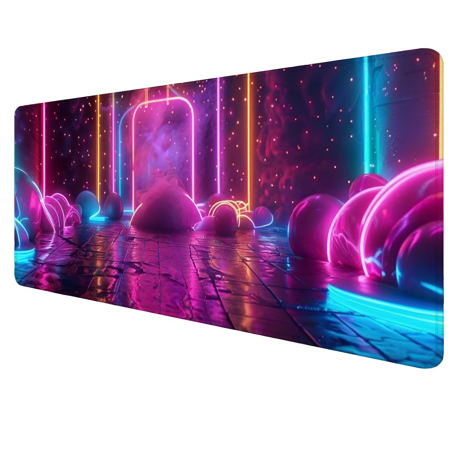 Duża niebieska podkładka pod mysz dla graczy fioletowa podkładka pod mysz XXL 1600 x 800 x 3 mm niestandardowa podkładka pod mysz, ochraniacz na biurko matowe akcesoria biurowe, do domowego wystroju