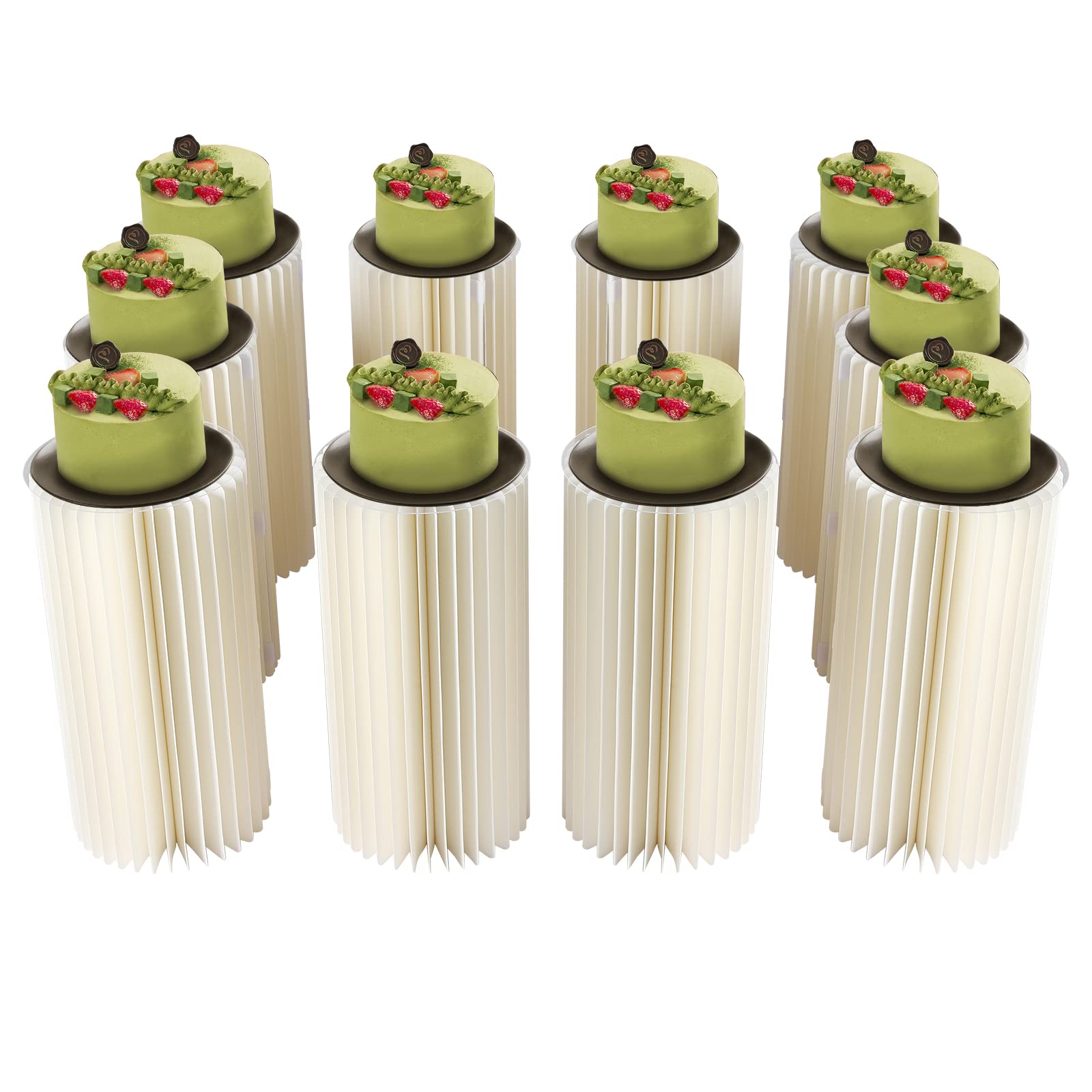 Bruiloft middenstukken, kartonnen vazen, tafelopzetstuk van karton, bloemenstandaard, bloemen, cilinderstandaard voor Kerstmis, bruiloft, feest, verjaardag, tafeldecoratie (2 stuks, 80 cm