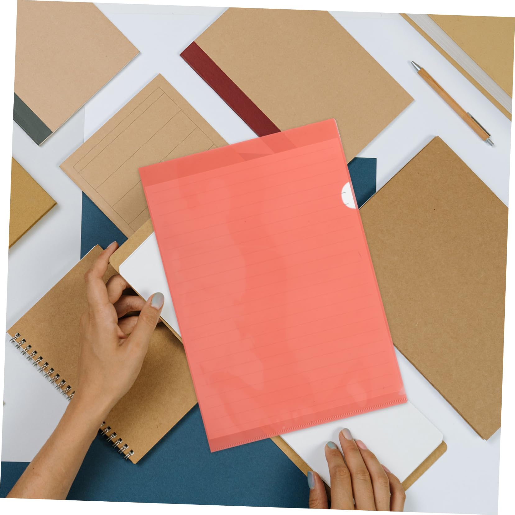 Cartelline Portadocumenti 36 Pezzi A4 in Plastica per Ufficio e Scuola