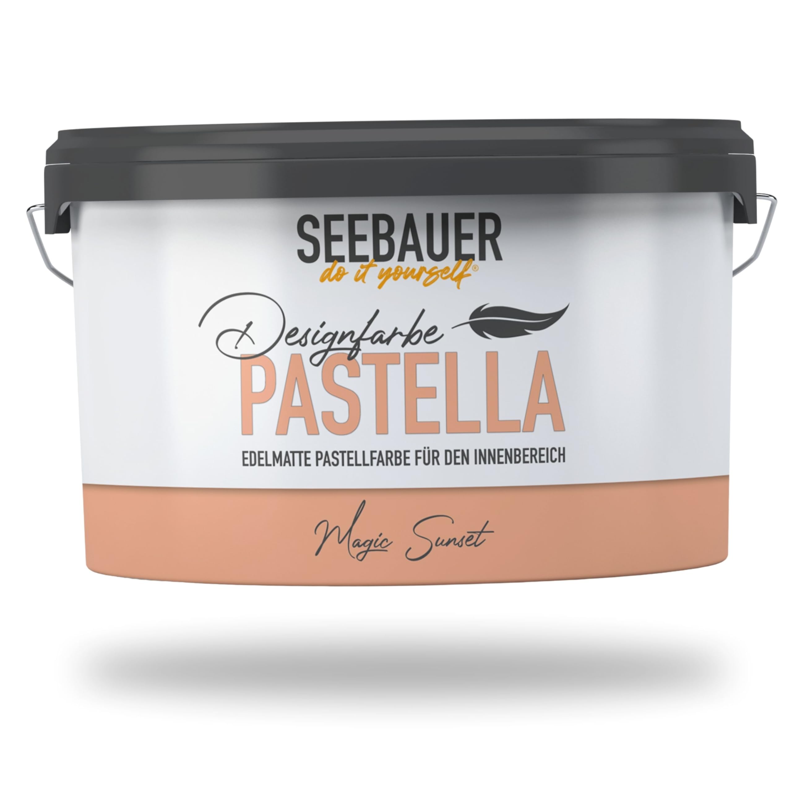 SEEBAUER Pastellfarbe Wandfarbe Orange (Magic Sunset)