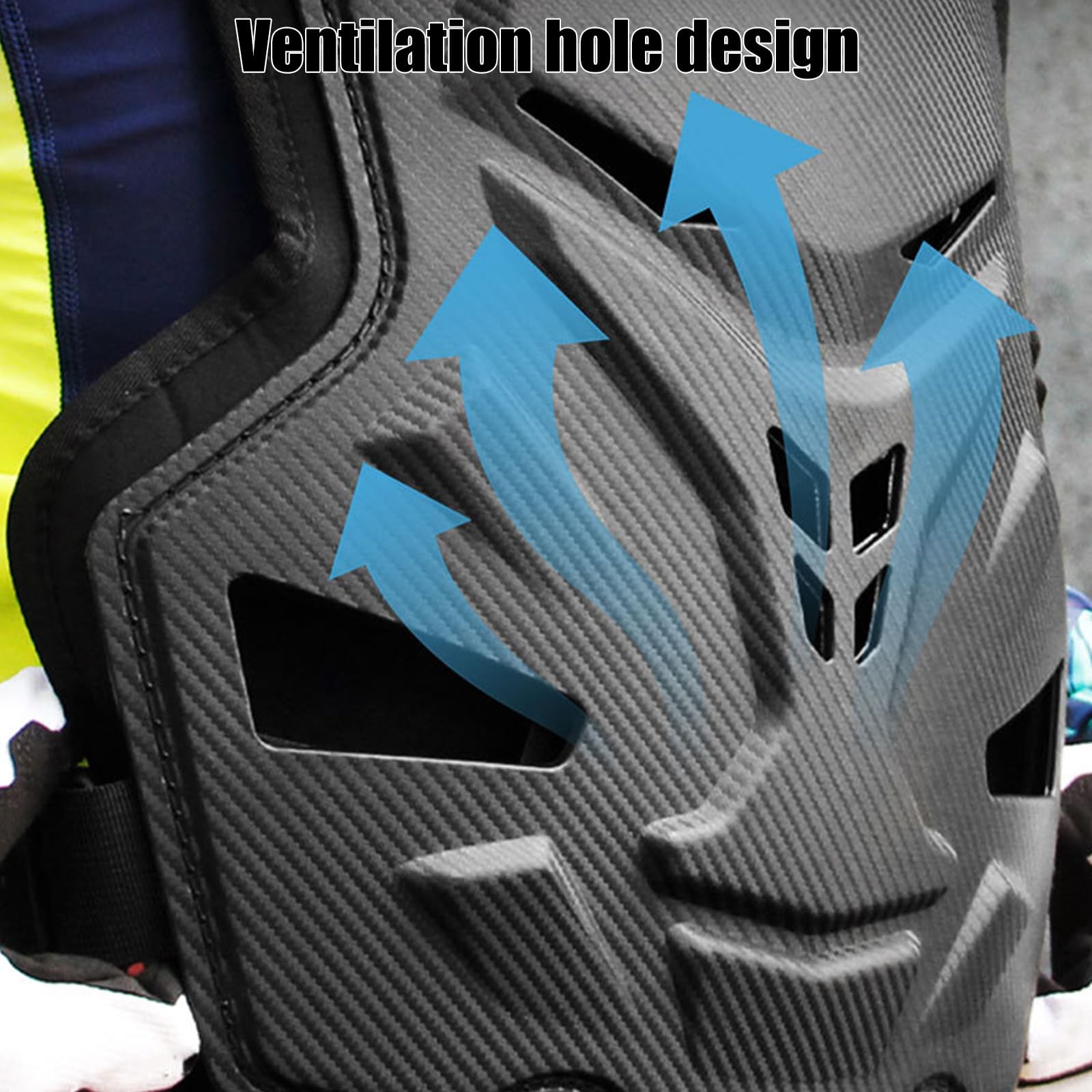 Chaleco de protección unisex para ciclistas, absorción de golpes, adecuado para senderos difíciles y eventos de circuito profesional, chaleco de seguridad delgado