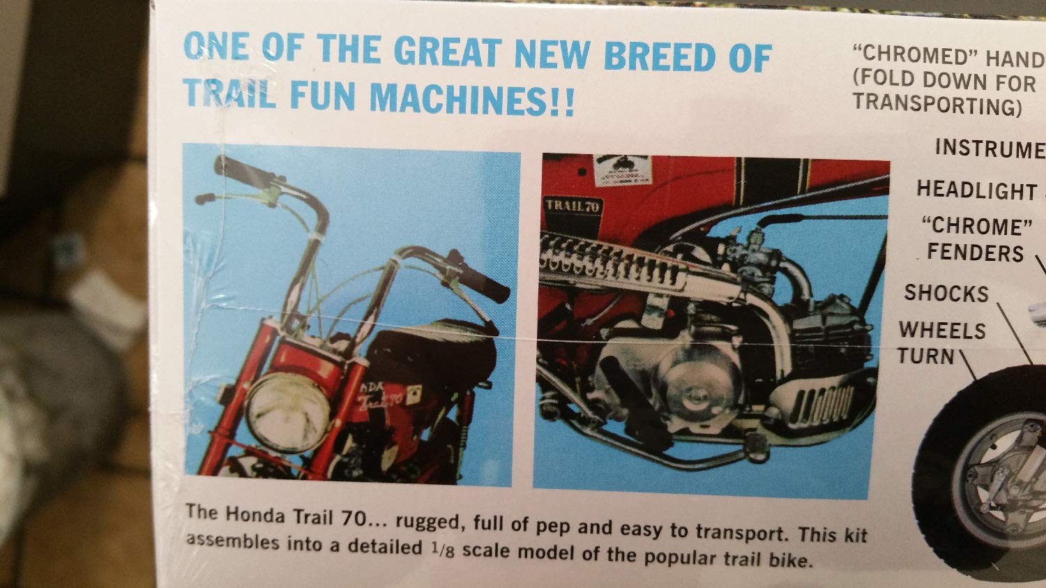 Amazon | MPC 1/8 Honda トレイル70(ダックスホンダST70) プラスチック