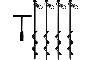 VASGOR 12″ Ground Anchors – Anchor Stakes for All Your Outdoor Needs