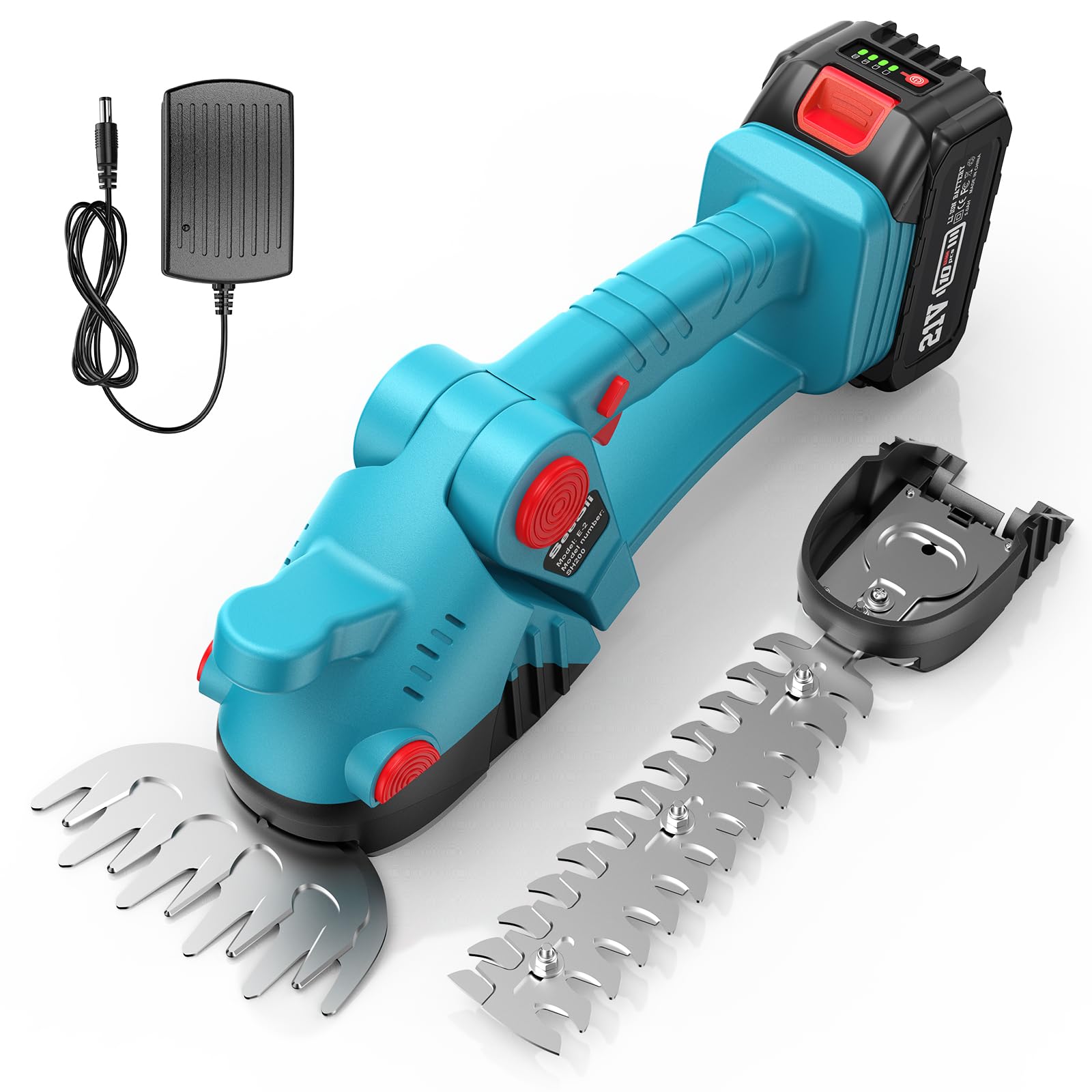 SEESII Brushless Telescopique Taille Haie: 4-en-1 Cisaille à