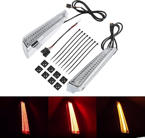 TCT-MOTORPARTS Luces del panel de relleno LED de alforja trasera para Honda Gold Wing GL1800 2018-2023