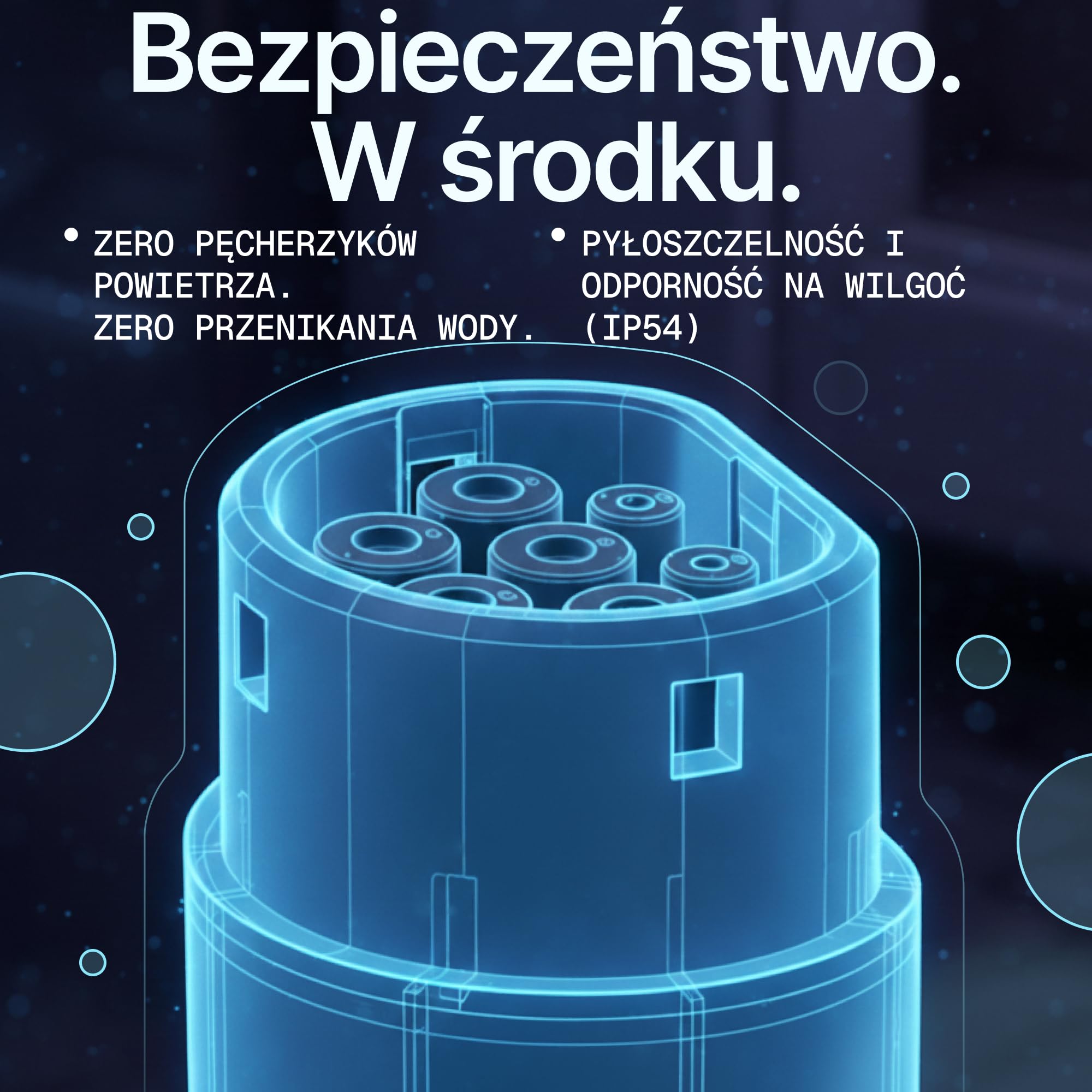 Kabel do Ładowania Pojazdów Elektrycznych EV, 22 kW, Typ 2, długość 5m, 3 fazy