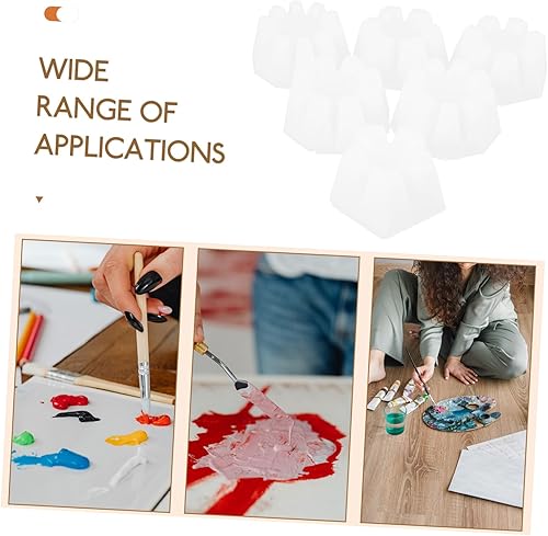 Miniatura 7 de Moldes redondos de silicona para resina de gelatina Multi Slot Verter Cup Paint White Silicone Cup Gel de sílice