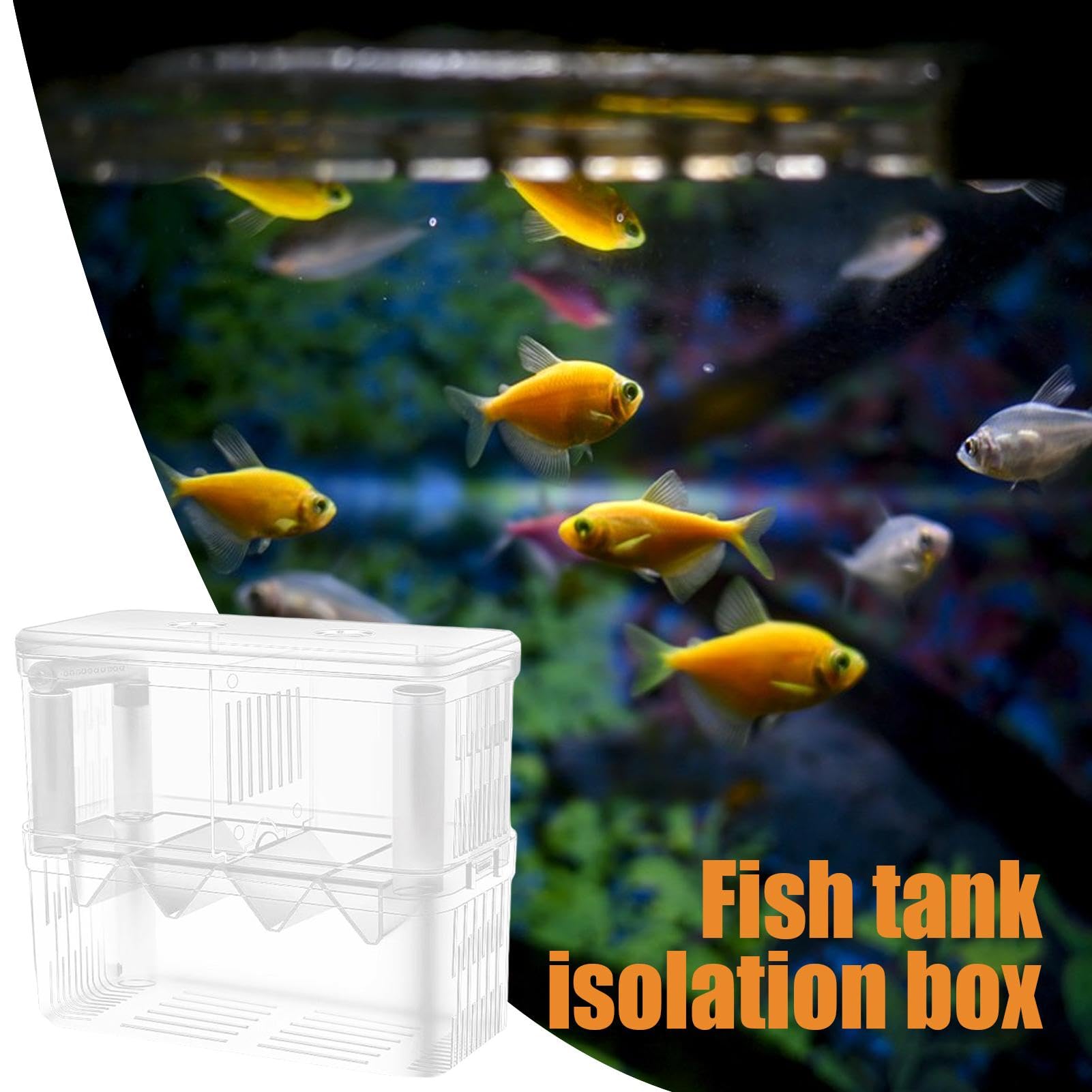 Guppy Breeder Box Aquarium Fish Tank Breeding Breeder Isolation