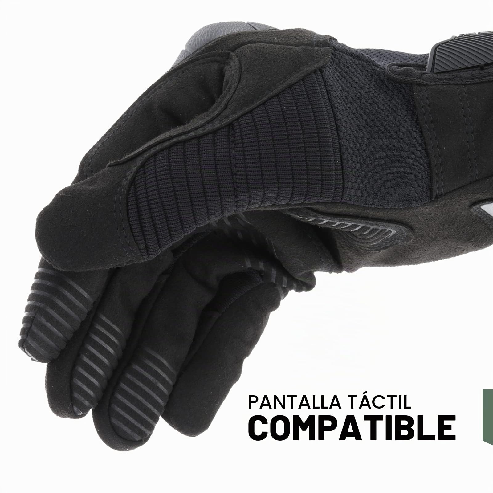 Mechanix Wear - M-Pact 3 Covert Guantes (Large, Negro)