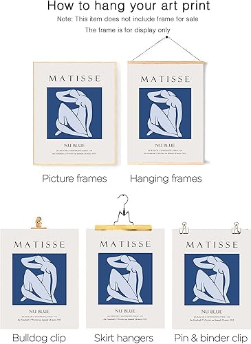Miniatura 7 de znxuey Póster e impresiones artísticas estéticas de Matisse para decoración de pared, póster e impresiones de arte abstracto estético de Matisse