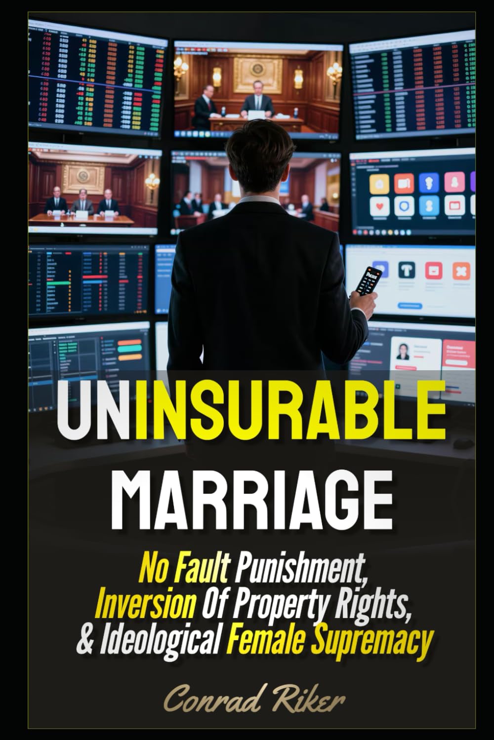 Uninsurable Marriage: No Fault Punishment, Inversion Of Property Rights, & Ideological Female Supremacy (redpilled revolutionary civil rights for men (satire))