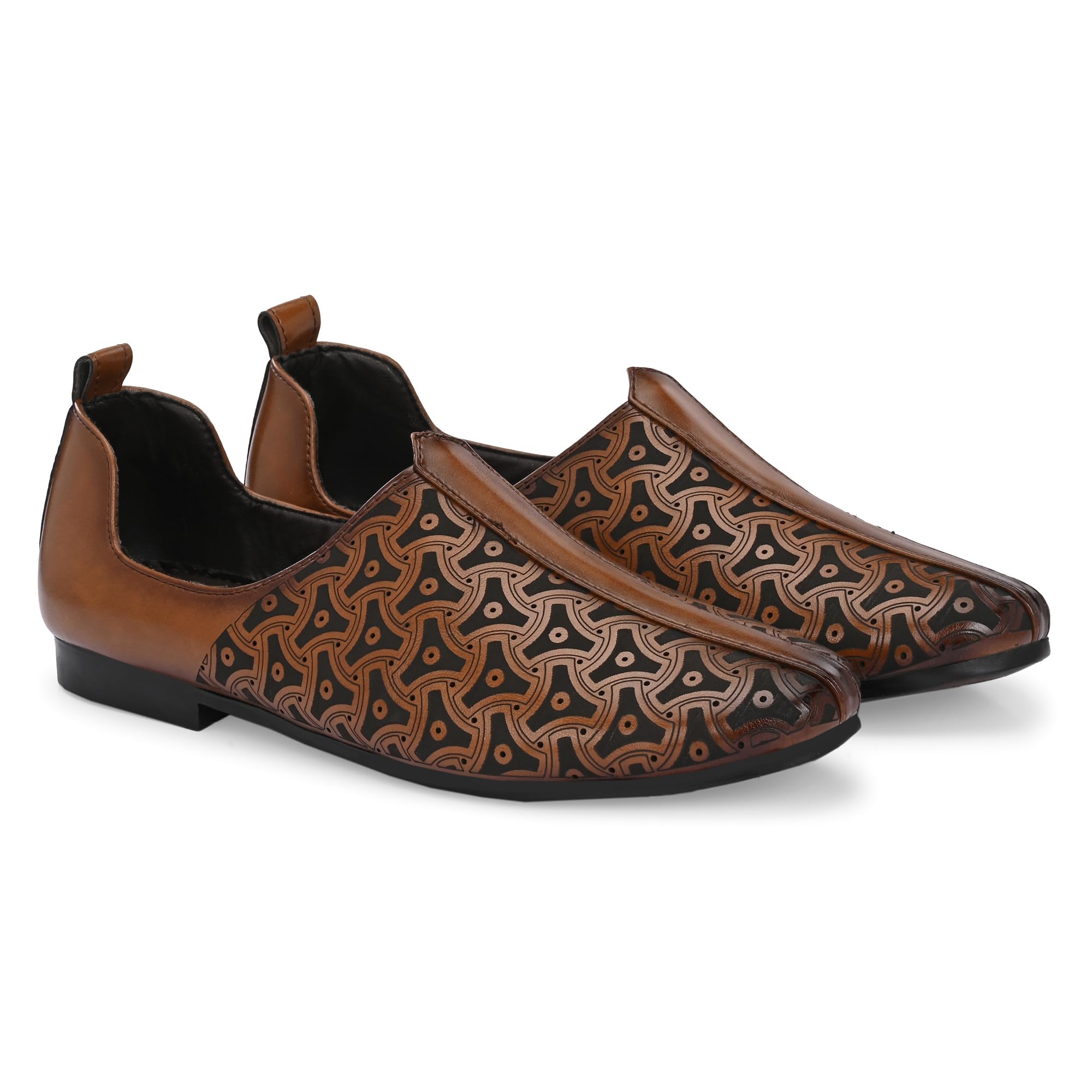 MEHRAJ Cool Rajasthani Ethnic Juttis for Men ll Mojaris for Men for Men-image-49