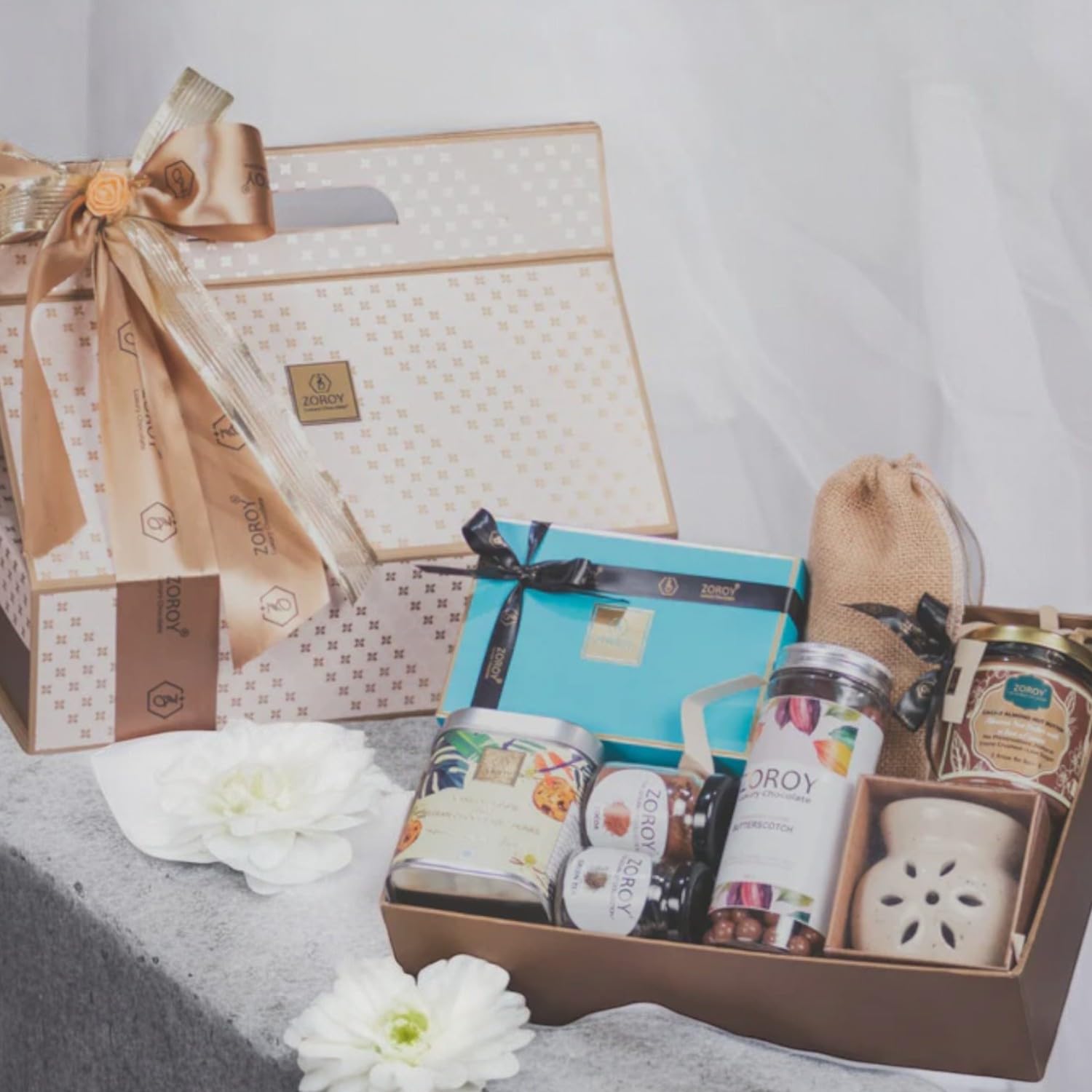 ZOROY Luxury Chocolate The Happiness Gift Basket Hamper With