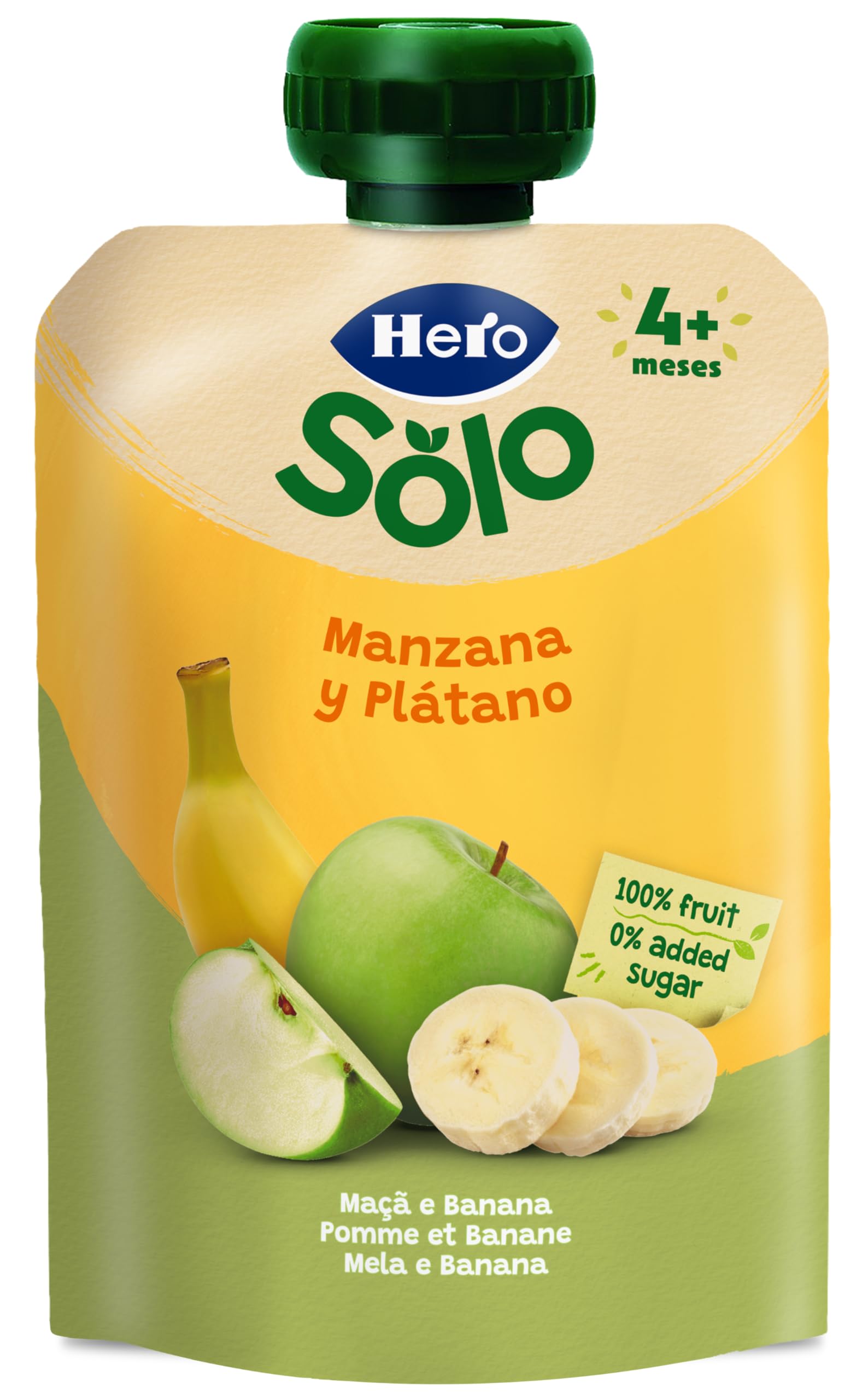 Hero Baby Bolsitas de Manzana y Plátano 100 g