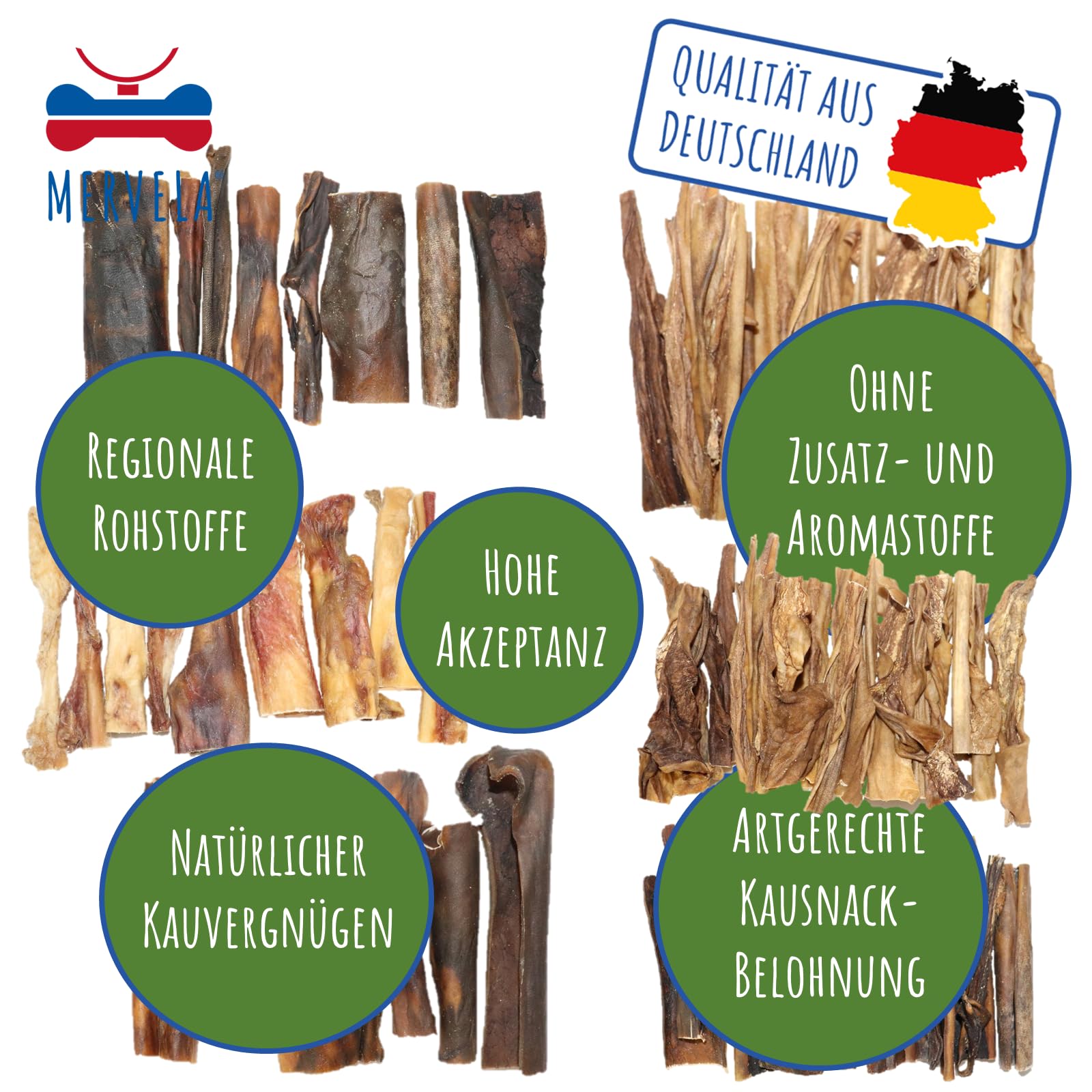 Bâtons pour peau de cheval - 1 kg - Qualité allemande - Pour chiens souffrant d'allergies - Récompense - Friandise d'entraînement - Sans céréales - Hypoallergénique - Friandise à mâcher