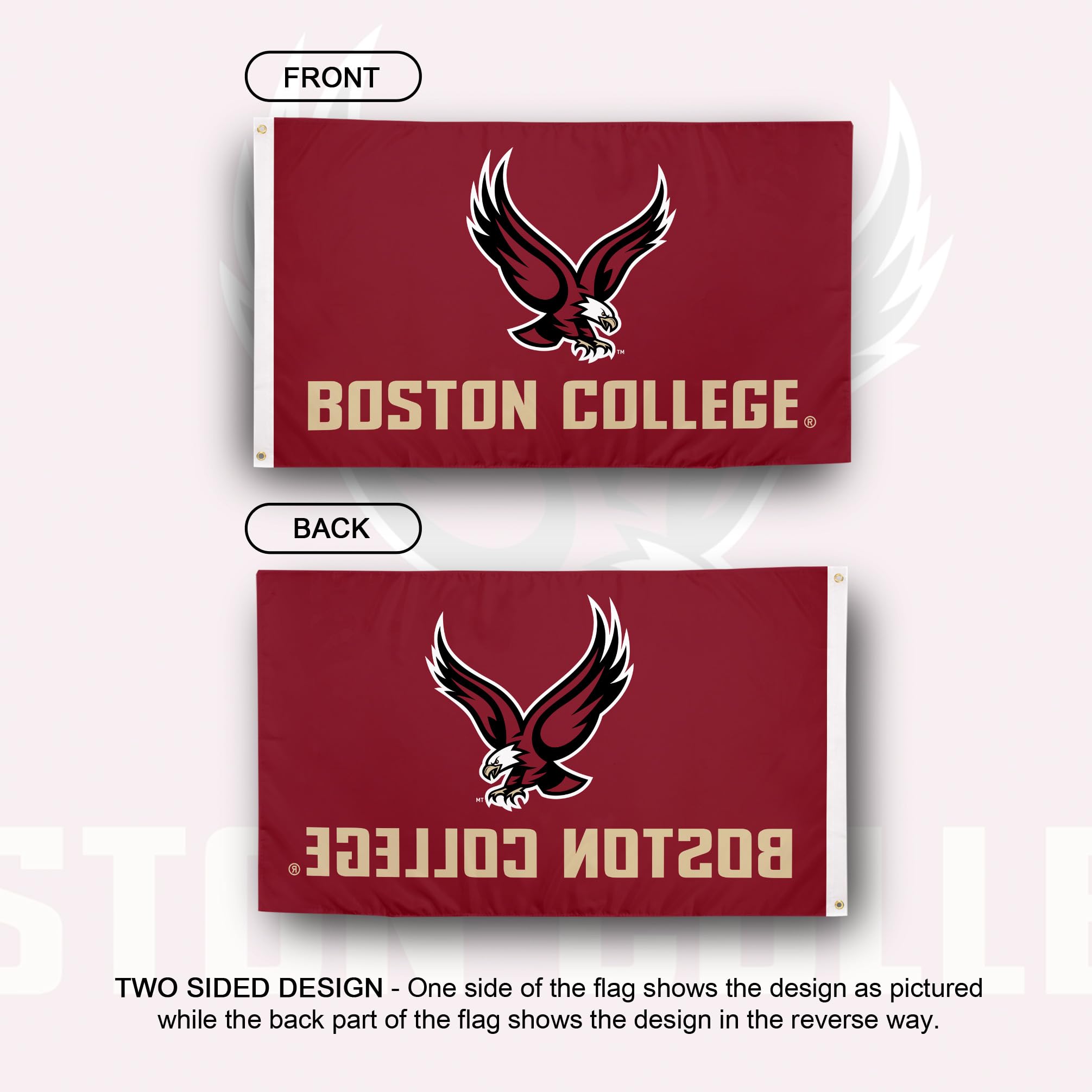 Fan A Peel Boston College (bc) Eagles - Tatuajes Temporales | Envío Gratis