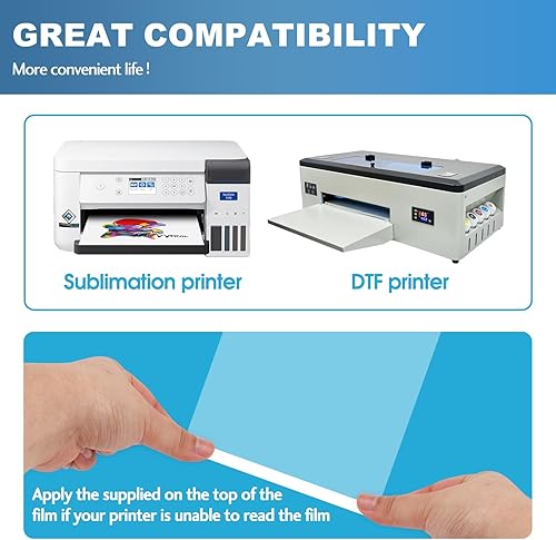 Miniatura 5 de Godora Kit de película en polvo de transferencia DTF actualizado, kit de inicio DTF todo en 1, adhesivo digital blanco termofusible de 10.58 onzas y