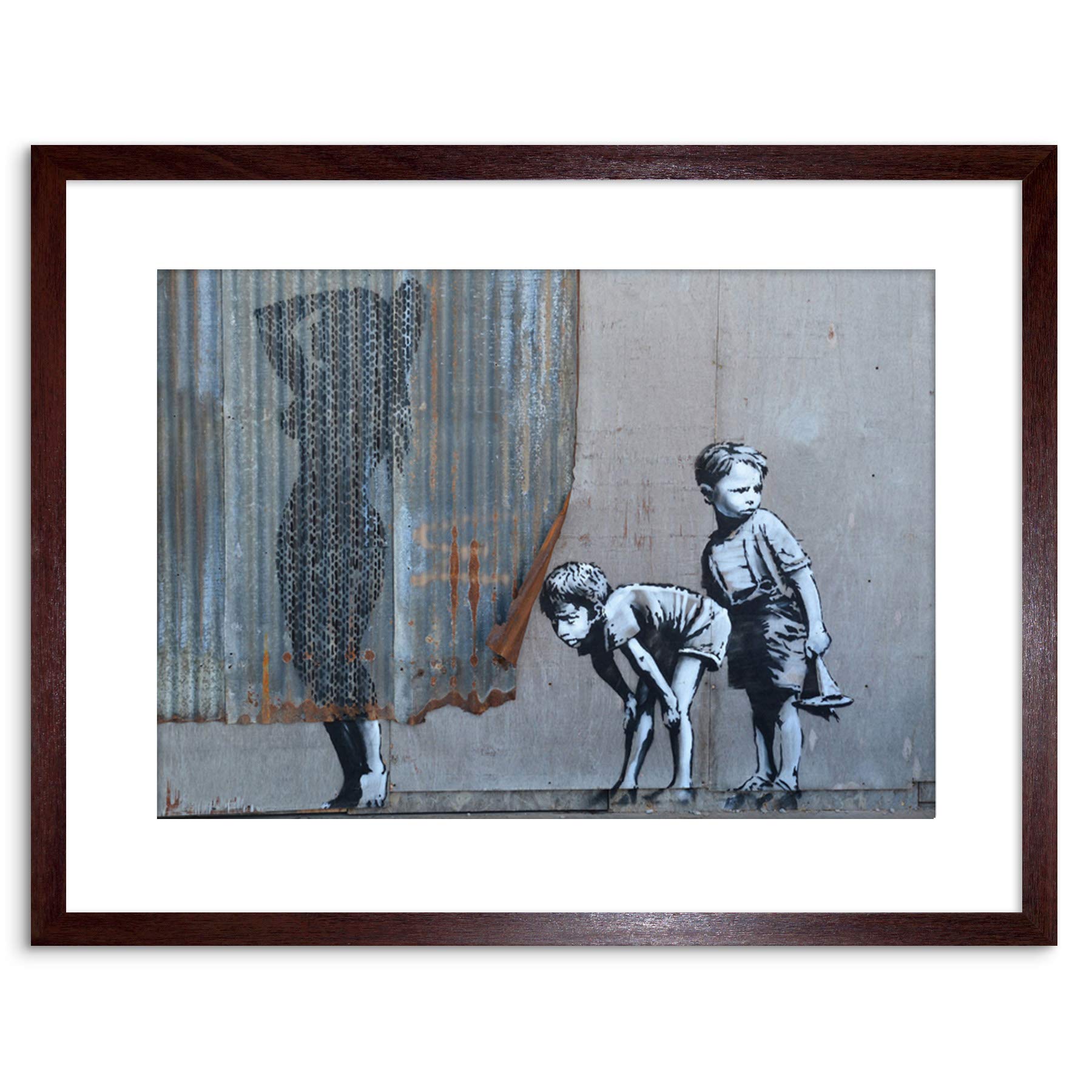 Amazon.com: Banksy Dismaland Shower Graffiti Street Art 9x7